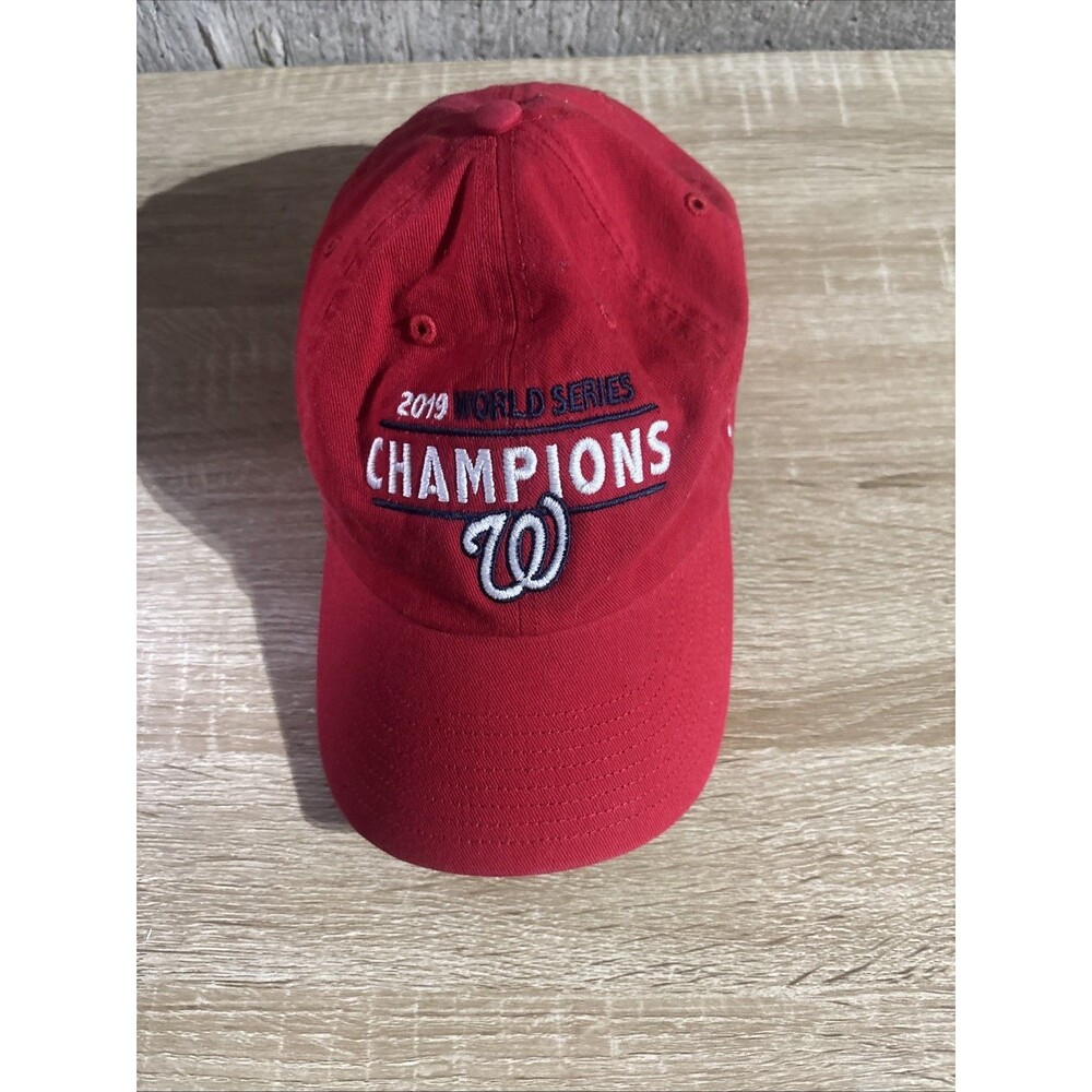 Washington Nationals 2019 World Series Champions Red Slouch 47 Brand